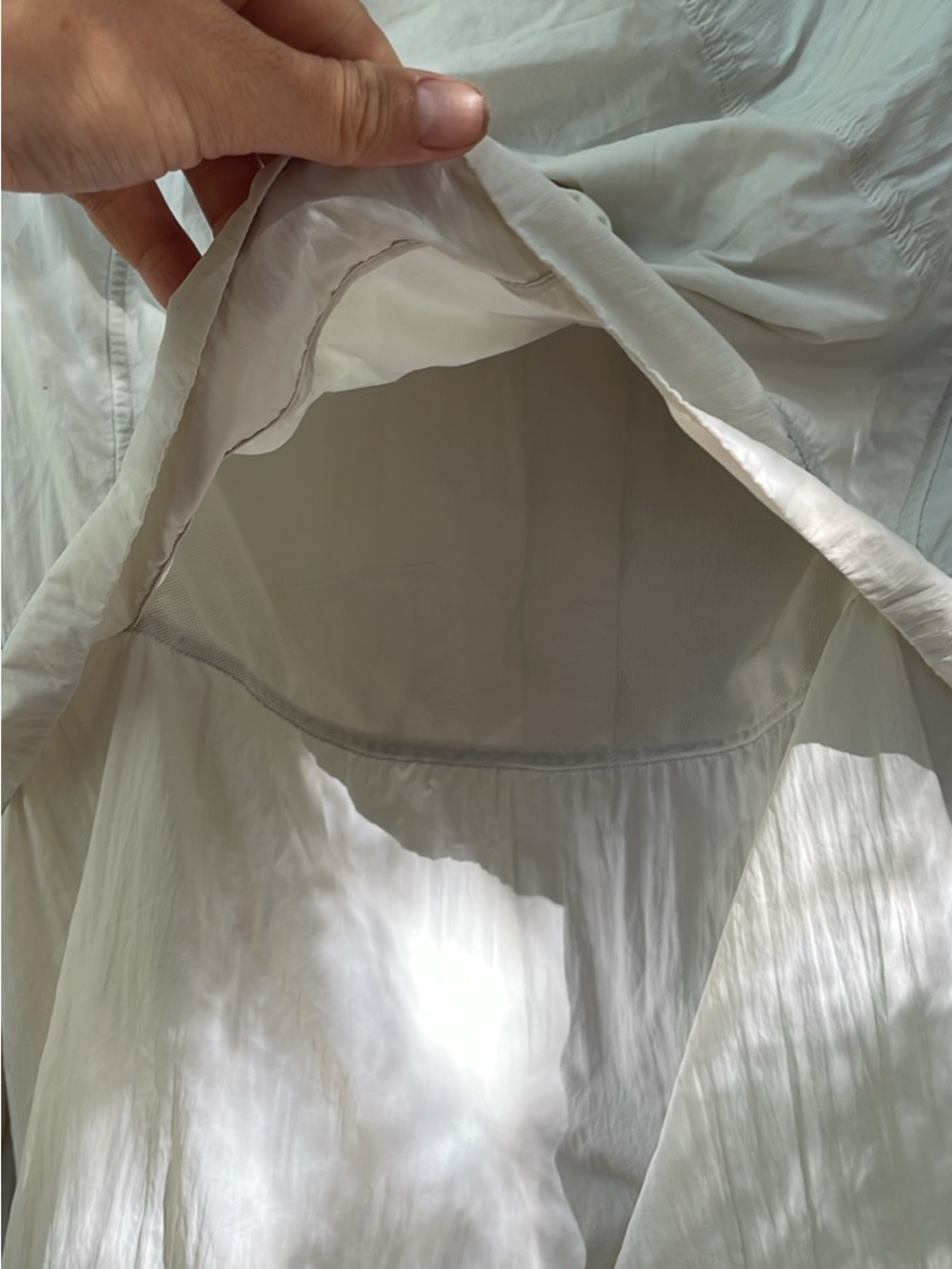 lululemon athletica Light Cream Hooded Bomber Jacket - Picture 3 of 4